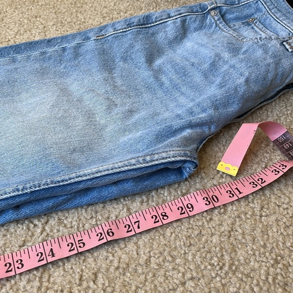 NWT Free People women’s Tinsley Baggy High Rise Jeans Bright Eyes Wash Size 24 - Picture 14 of 16